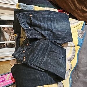Dark wash rock and republic jeans